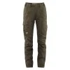FJÄLLRÄVEN KARLA PRO WINTER TROUSERS W Damen - Trekkinghose Oliv-dunkelgrün