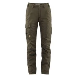 FJÄLLRÄVEN KARLA PRO WINTER TROUSERS W Damen - Trekkinghose Oliv-dunkelgrün