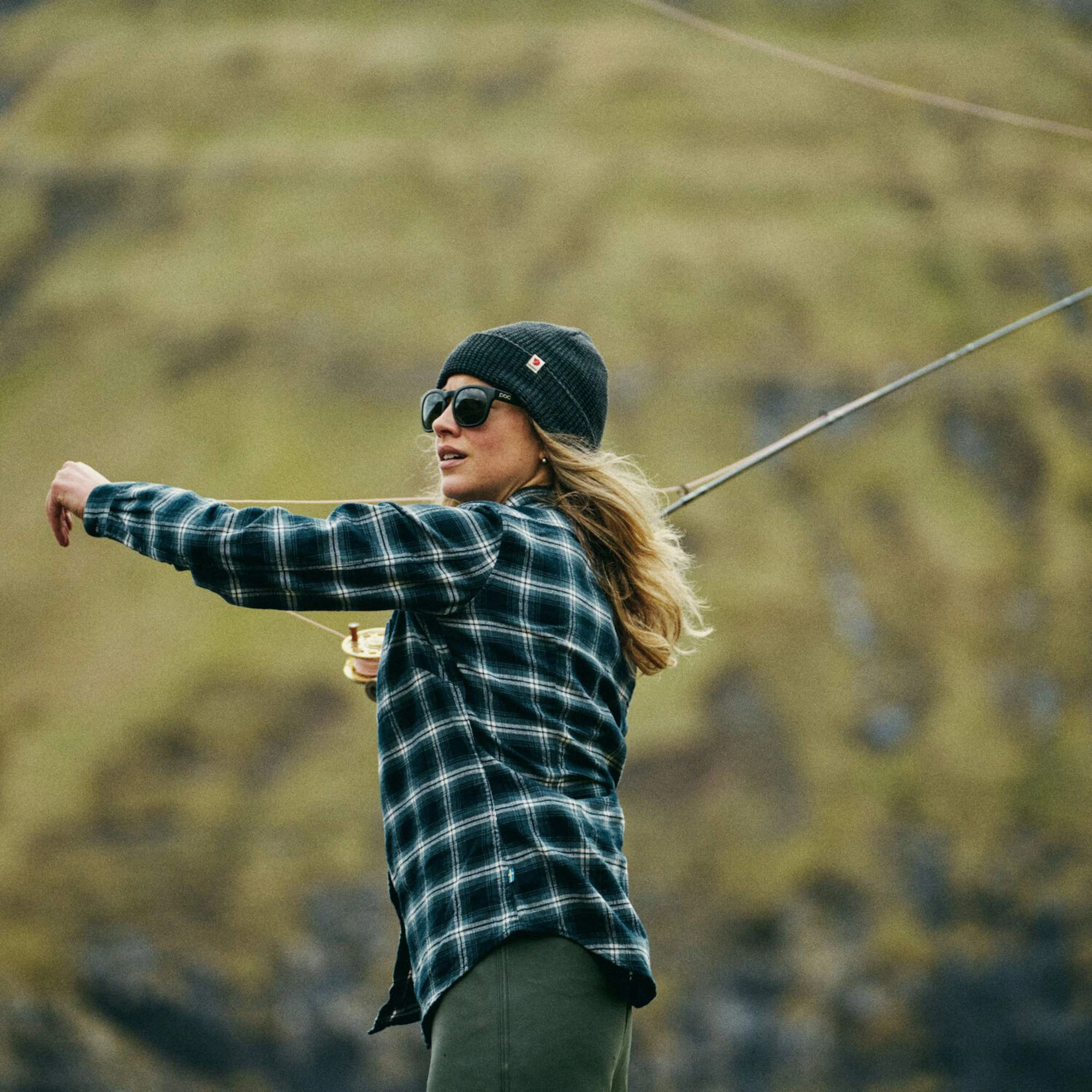 FJÄLLRÄVEN ÖVIK FLANNEL SHIRT W Damen - Outdoor Bluse – Bild 4