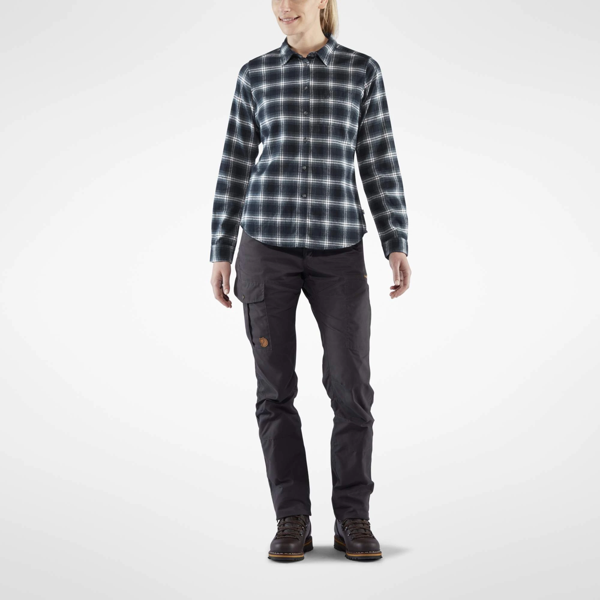 FJÄLLRÄVEN ÖVIK FLANNEL SHIRT W Damen - Outdoor Bluse