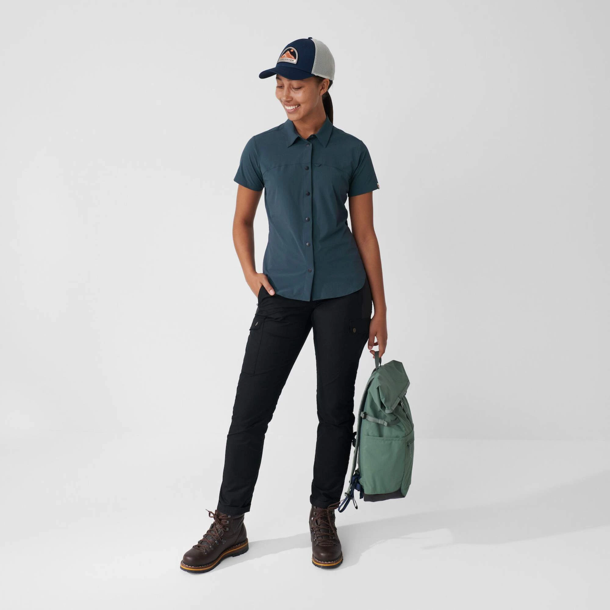 FJÄLLRÄVEN HIGH COAST LITE SHIRT SS W Damen - Outdoor Bluse – Bild 5