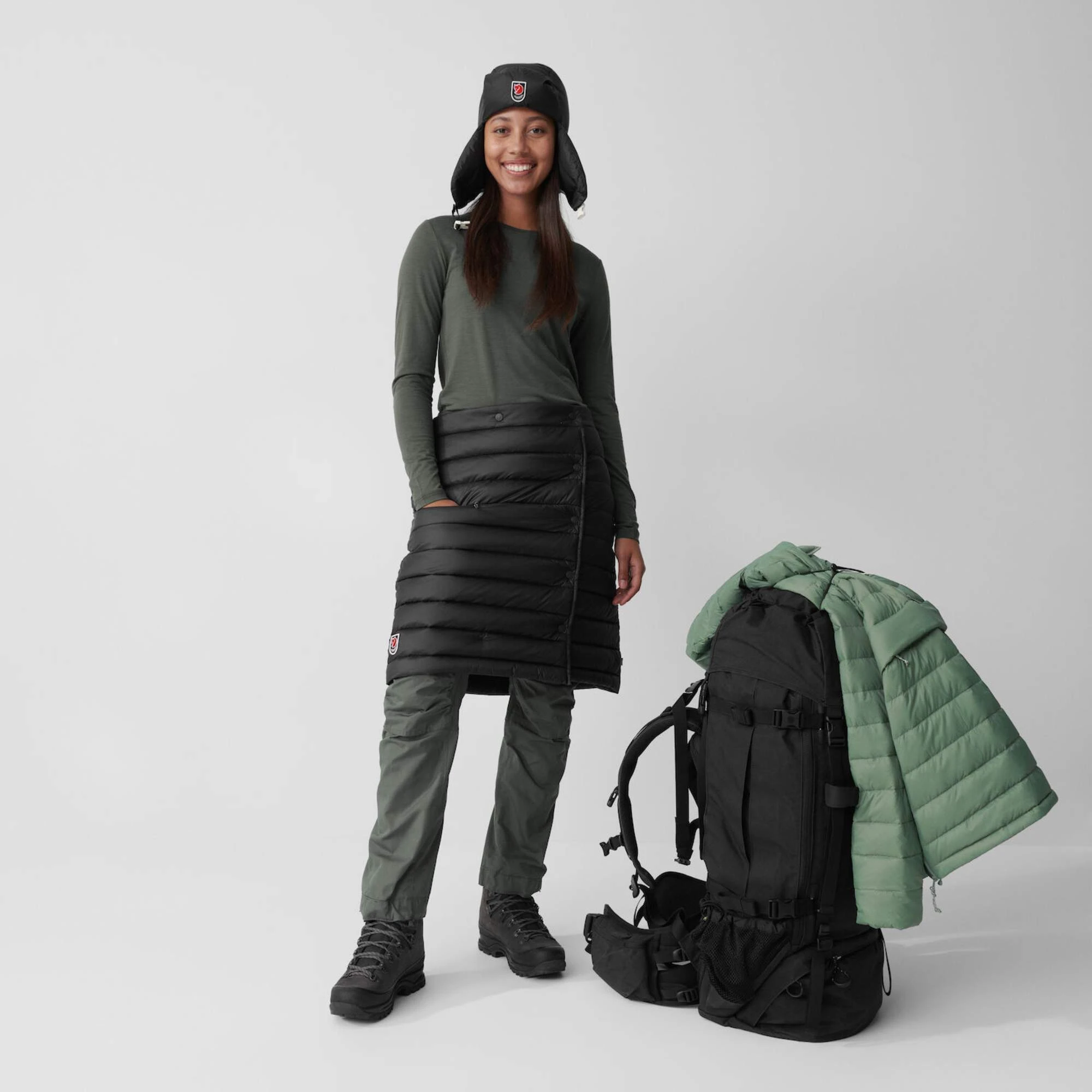 FJÄLLRÄVEN EXPEDITION PACK DOWN SKIRT Damen - Rock – Bild 15